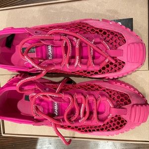 Dolce & Gabbana Pink NS1 slip-on sneakers